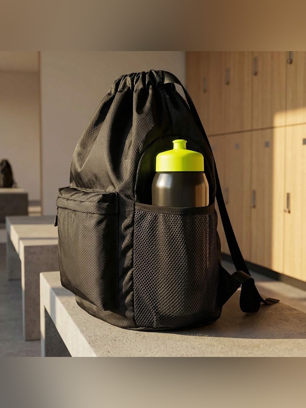 Waterproof Drawstring Backpack - Picture 8 of 9